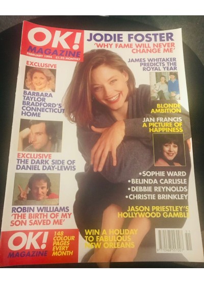 OK Magazine February 1994 Jodie Foster