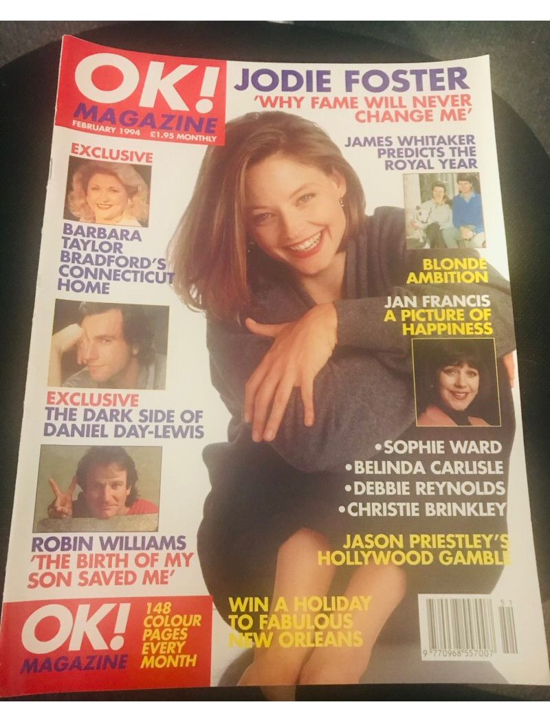 OK Magazine February 1994 Jodie Foster