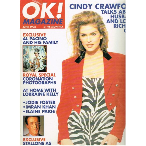 OK Magazine - 1993 06/93 June - Cindy Crawford