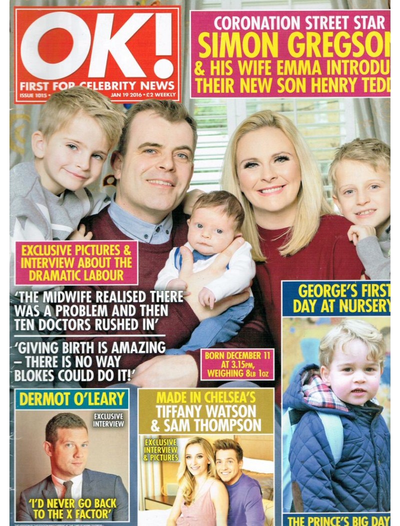 OK Magazine 1015 19th January 2016 Simon Gregson