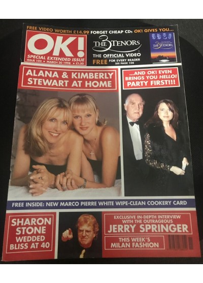 OK Magazine 102 20th March 1998 Alana Stewart