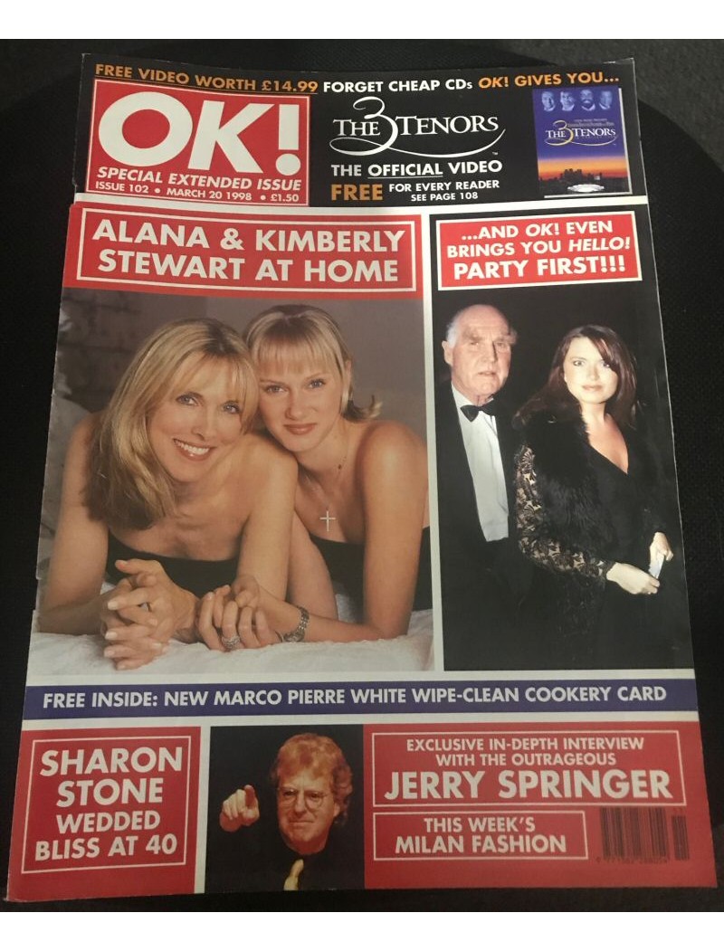 OK Magazine 102 20th March 1998 Alana Stewart OK Magazine 102 20th March 1998 Alana Stewart