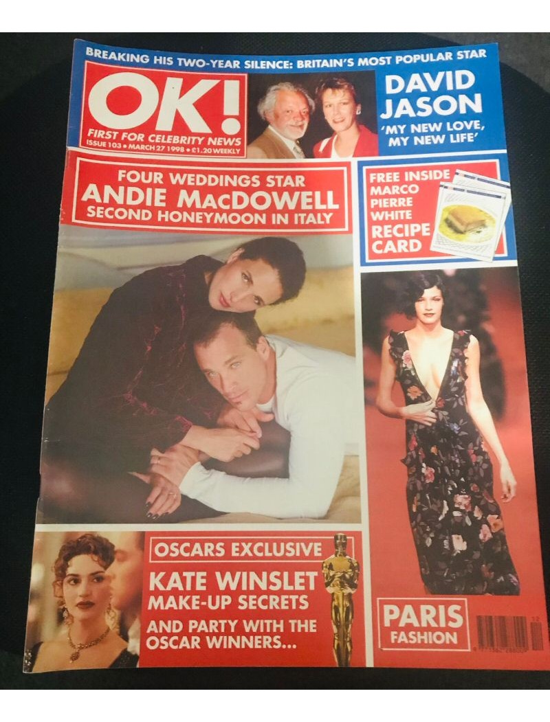 OK Magazine 103 27th March 1998 Andie Macdowell OK Magazine 103 27th March 1998 Andie Macdowell