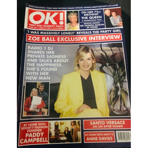 OK Magazine 0107 - Issue 107 Zoe Ball