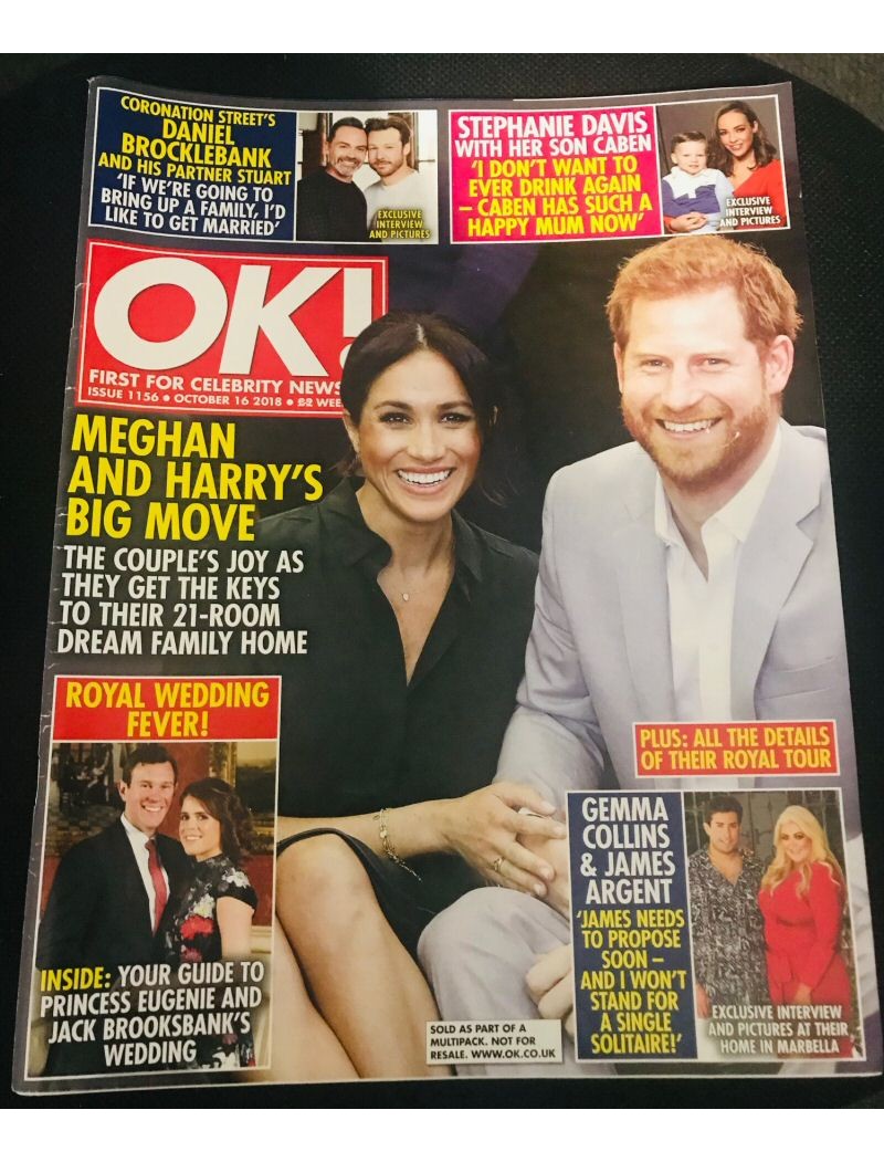 OK Magazine 1156 16th October 2018 Meghan Markle & Prince Harry OK Magazine 1156 16th October 2018 Meghan Markle & Prince Harry