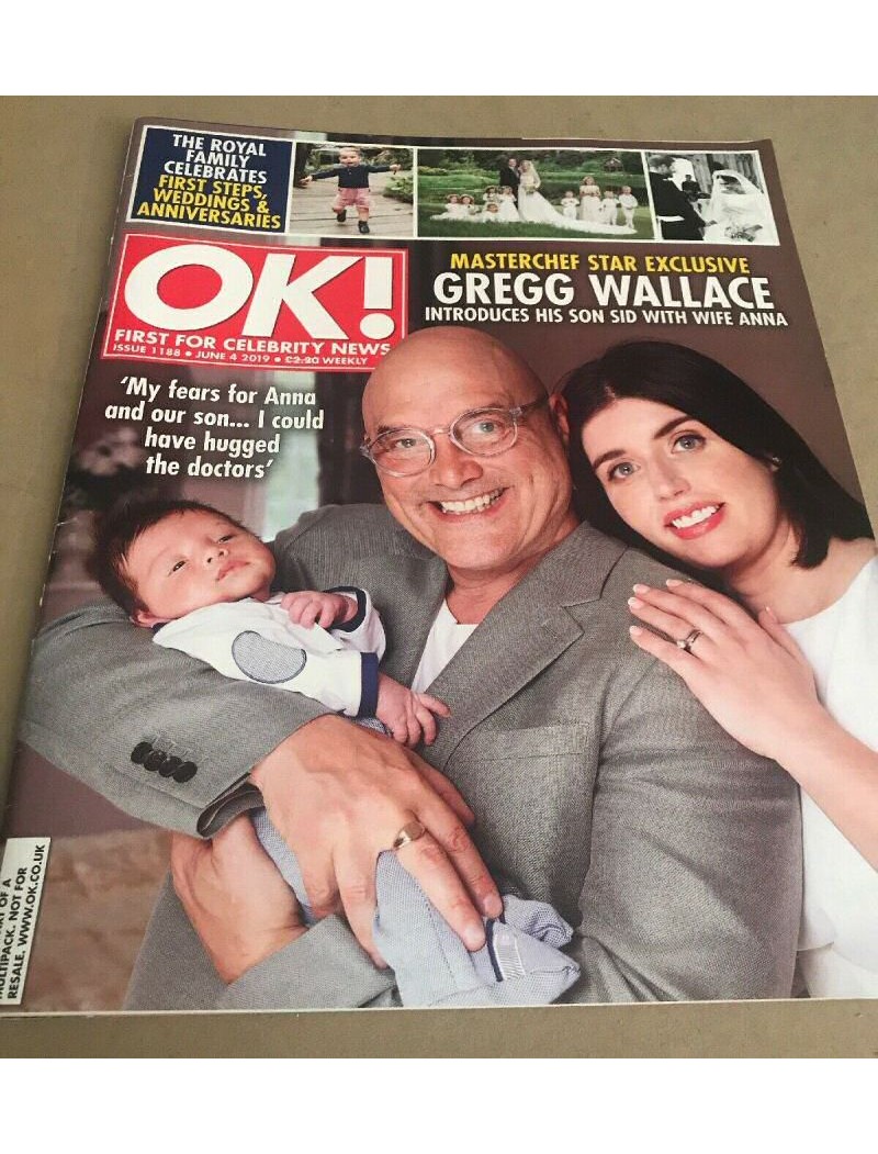 OK Magazine 1188 4th June 2019 Gregg Wallace Masterchef