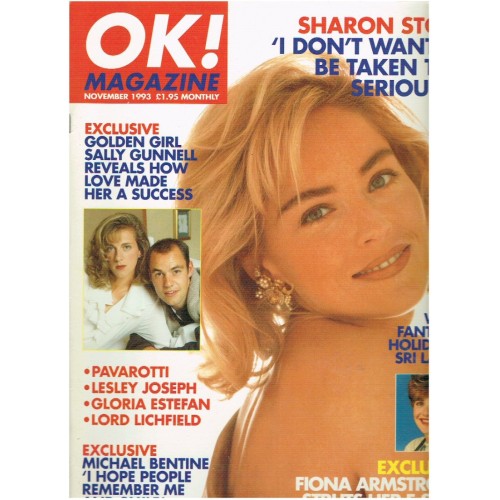 OK Magazine - 1993 11/93 November - Sharon Stone