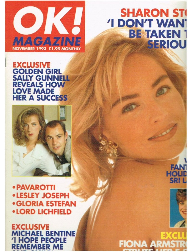OK Magazine November 1993 Sharon Stone