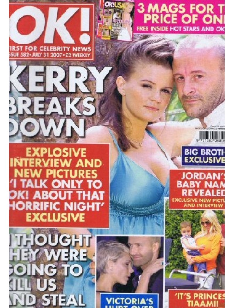 OK Magazine 582 31st July 2007 Kerry Katona OK Magazine 582 31st July 2007 Kerry Katona