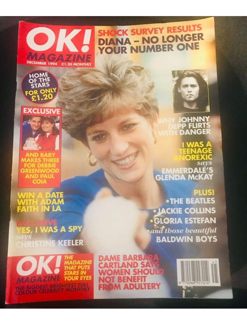 OK Magazine December 1994 Princess Diana