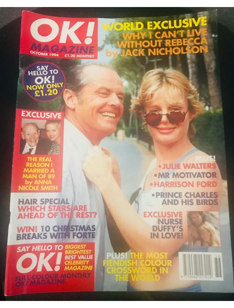 OK Magazine October 1994 Jack Nicholson
