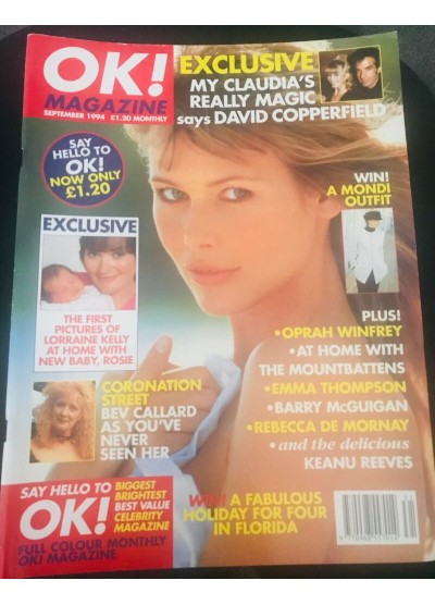 OK Magazine September 1994 Claudia Schiffer