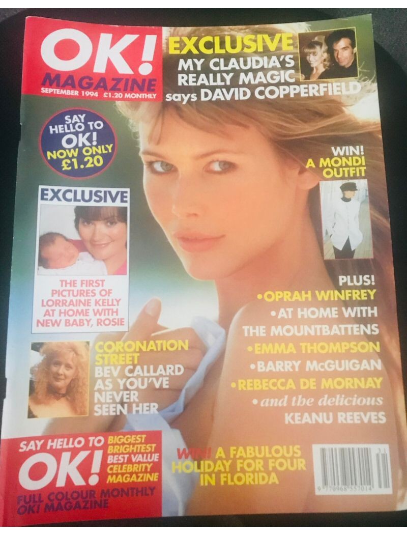 OK Magazine September 1994 Claudia Schiffer OK Magazine September 1994 Claudia Schiffer