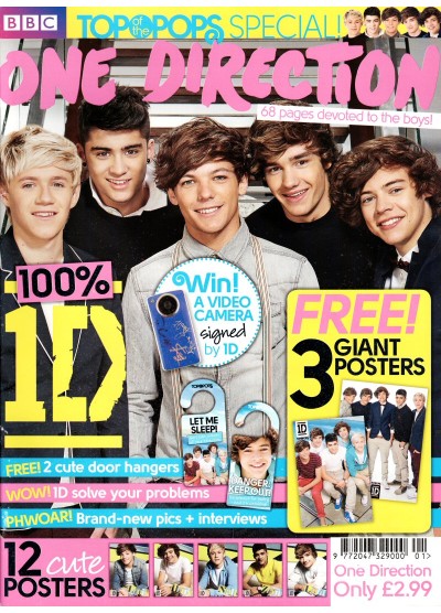 Top of the Pops Magazine 2011 One Direction 1D