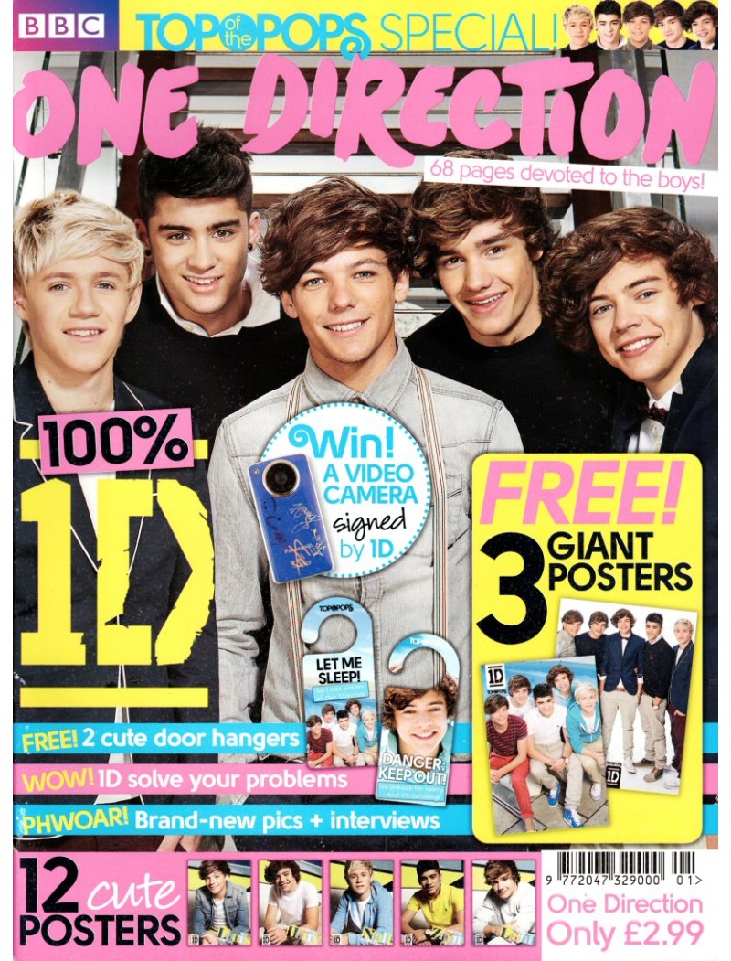 Top of the Pops Magazine 2011 One Direction 1D