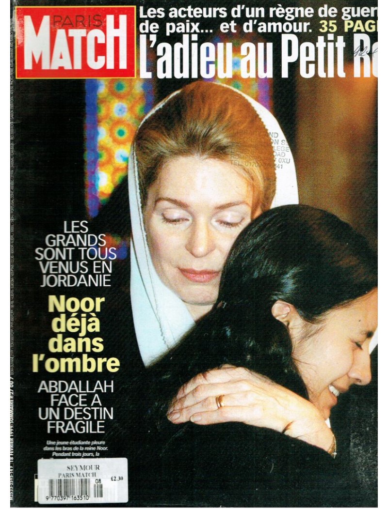 Paris Match Magazine 1999 18/02/99