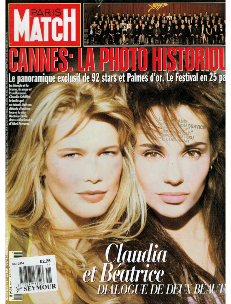Paris Match Magazine 1997 22/05/97