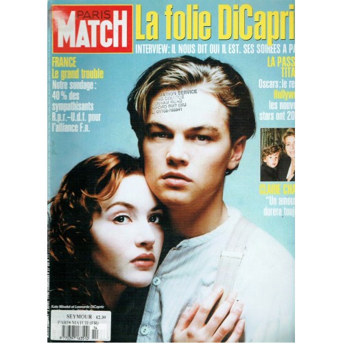 Paris Match Magazine 1998 02/04/98