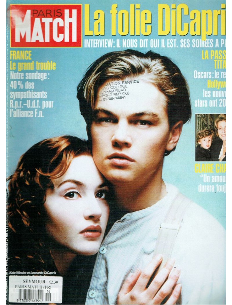 Paris Match Magazine 1998 02/04/98