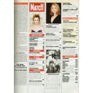Paris Match Magazine 19th March 1998