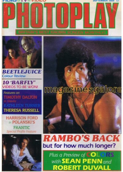 Photoplay Magazine - 1988 09/88