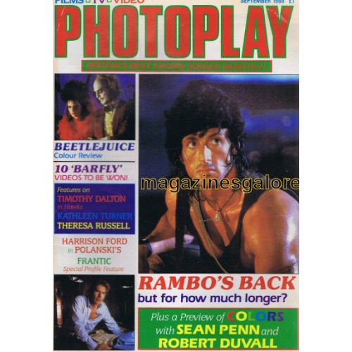 Photoplay Magazine - 1988 09/88
