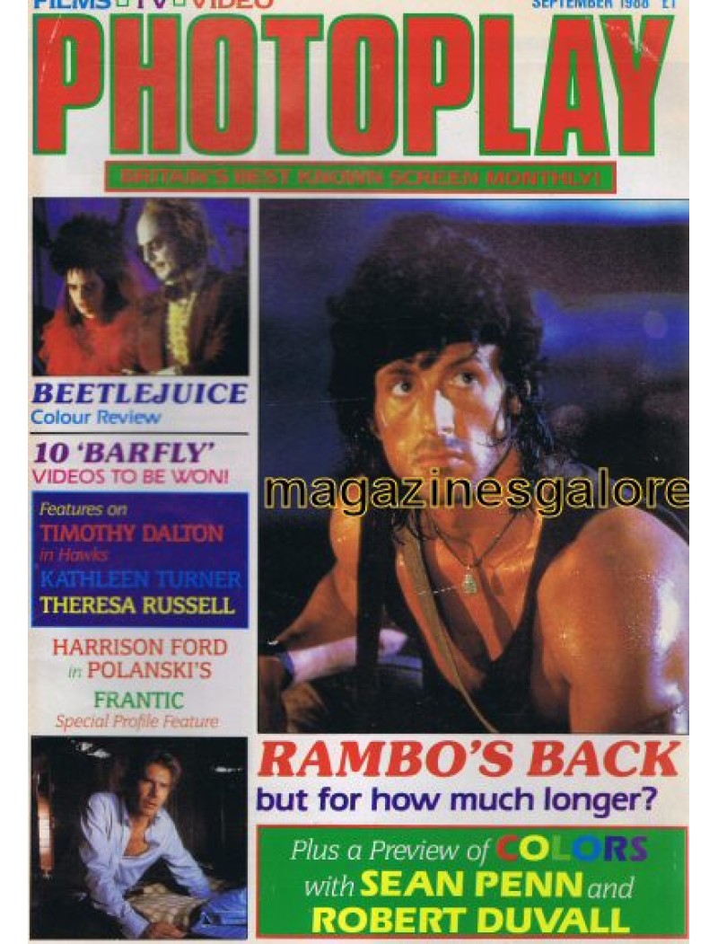 Photoplay Magazine - 1988 09/88