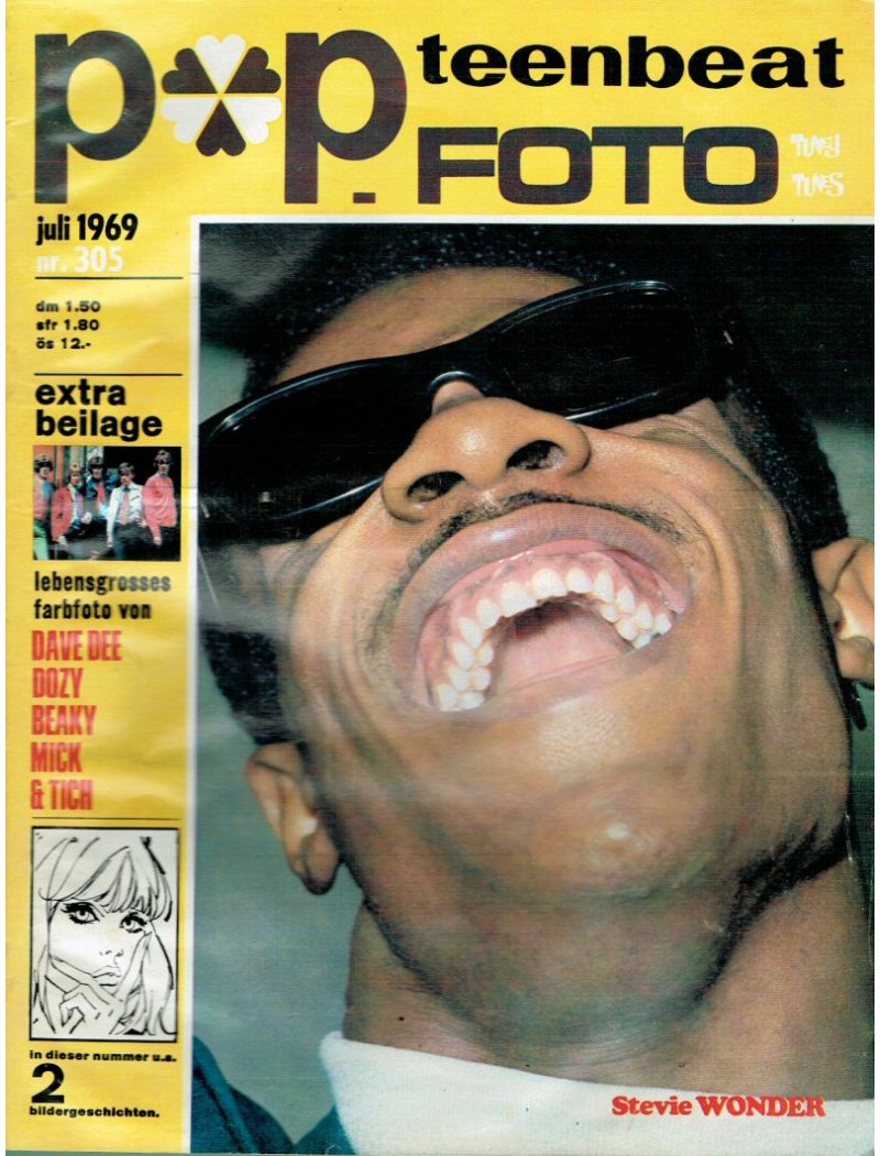 Pop Foto Teenbeat Magazine 1969 Pop Foto Teenbeat Magazine 1969