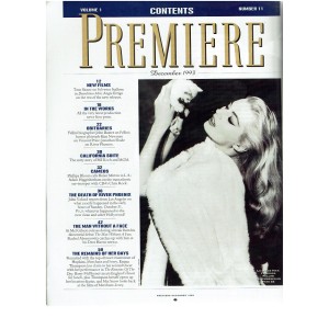 Premiere Magazine - 1993 Volume 1 Number 11