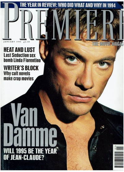 Premiere Magazine January 1995 Jean Claude Van Damme cover  (UK Edition)