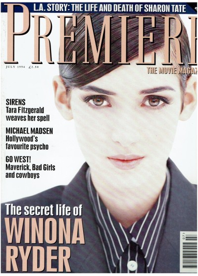 Premiere Magazine July 1994  Winona Ryder Cover