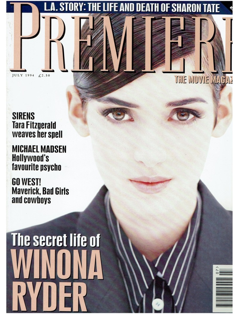 Premiere Magazine UK July 1994  Winona Ryder Cover
