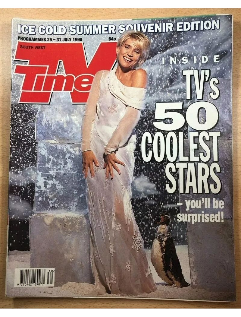 TV Times Magazine 25th July 1998 Michelle Collins