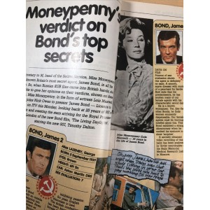 TV Times Magazine 27th June 1987 James Bond