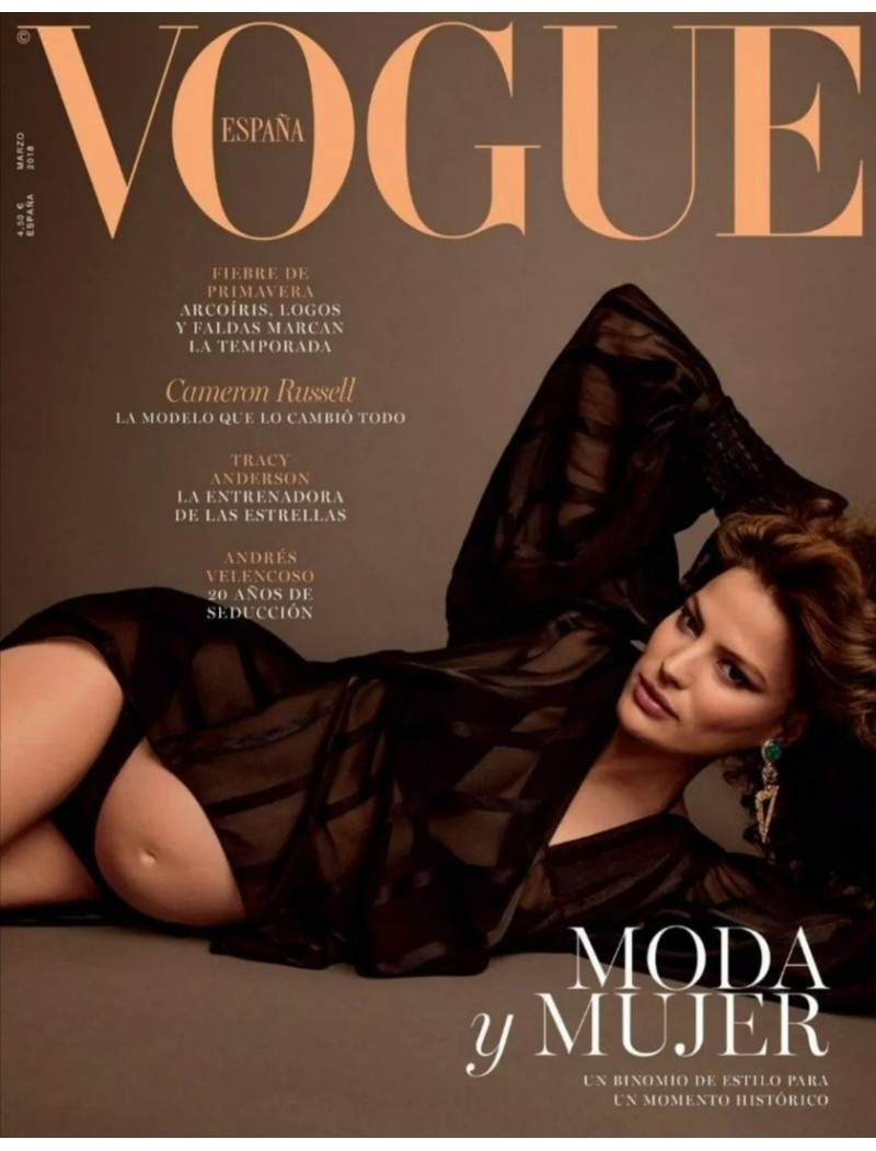 Vogue Magazine (Spain) Espana March 2018 Cameron Russell