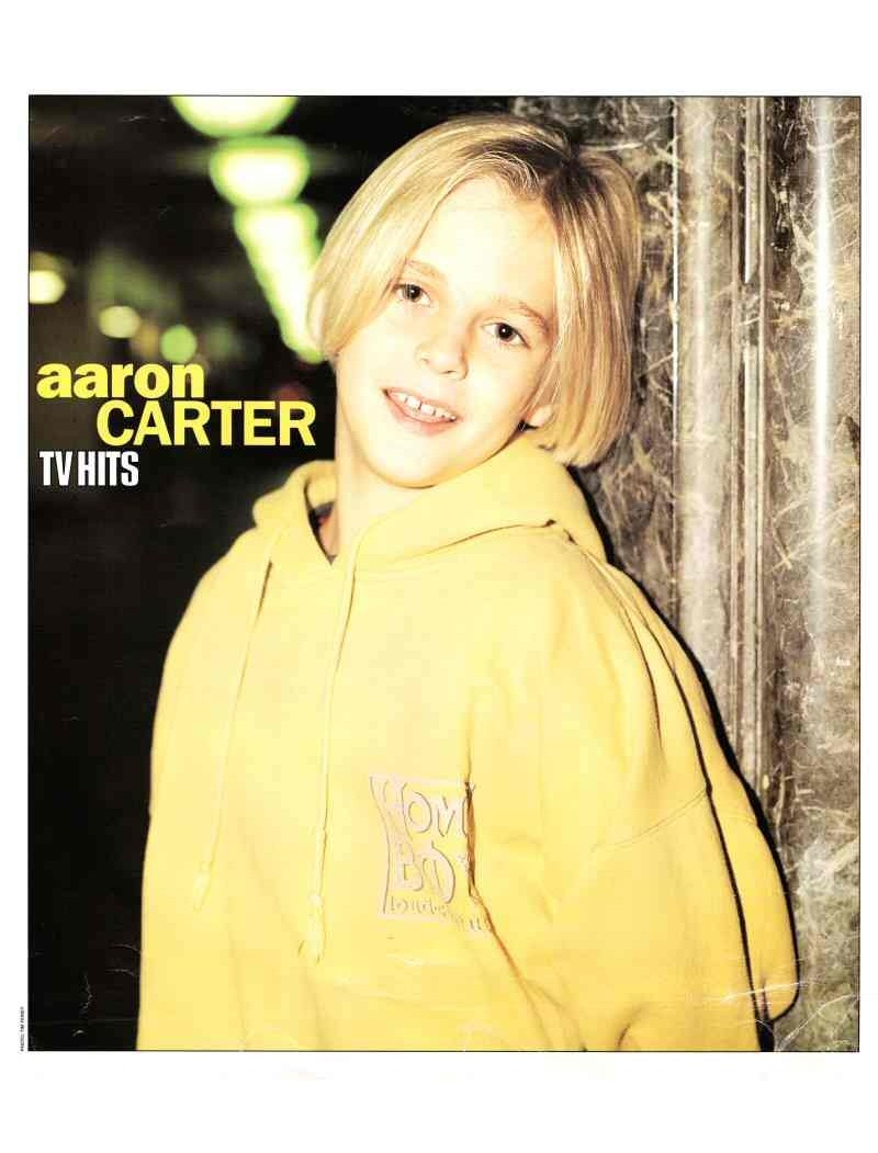 Aaron Carter and Ronan Keating cardboard poster TV Hits