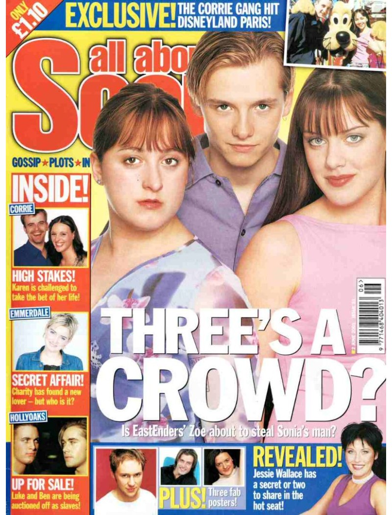 All About Soap Magazine - 022 - 2nd June 2001 Jessie Wallace James Redmond Samia Ghadie Suranne Jones