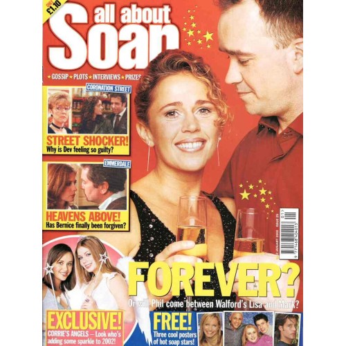 All About Soap Magazine - 029 - 12th January 2002 Todd Carty Jennifer James Nikki Sanderson Samia Ghadie