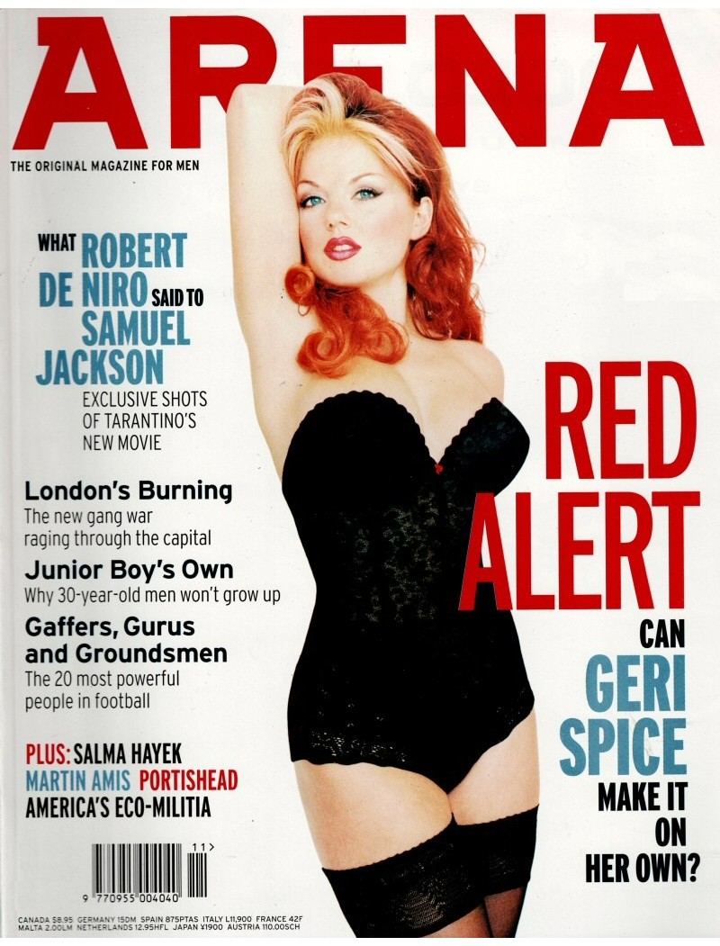 Arena Magazine Issue 73 - November 1997 Geri Halliwell Heather Graham Portishead Salma Hayek Tim Henman Tarantino