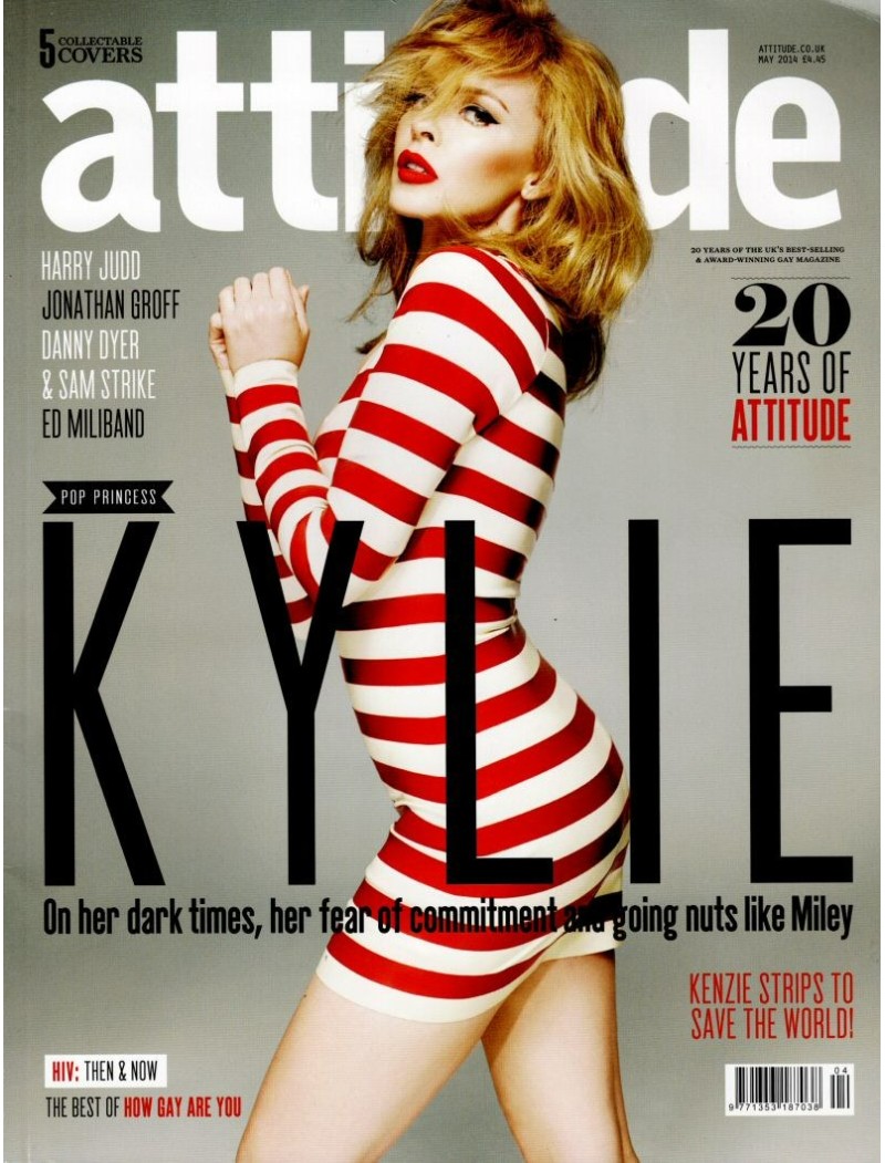 Attitude Magazine May 2014 - 20th Anniversary Issue - Kylie Minogue Attitude Magazine May 2014 - 20th Anniversary Issue - Kylie Minogue