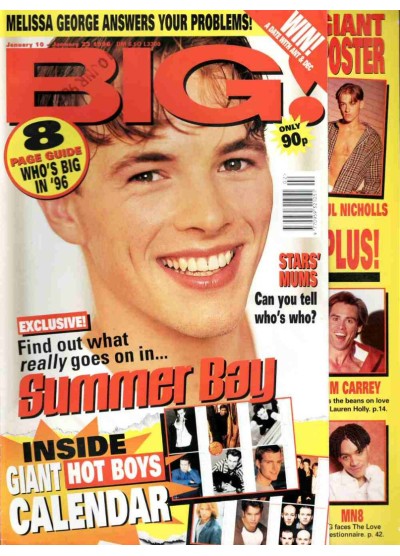 Big Magazine 1996 10th January 1996 Dieter Brummer Paul Nicholls Neighbours Home & Away