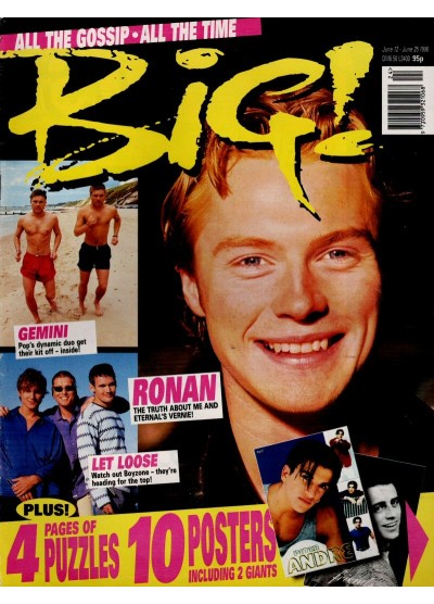 Big Magazine 12th June 1996 Ronan Keating Dieter Brummer Peter Andre Friends 