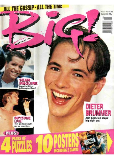 Big Magazine 1996 15th May 1996 Dieter Brummer John Alford Sean Maguire Oasis 