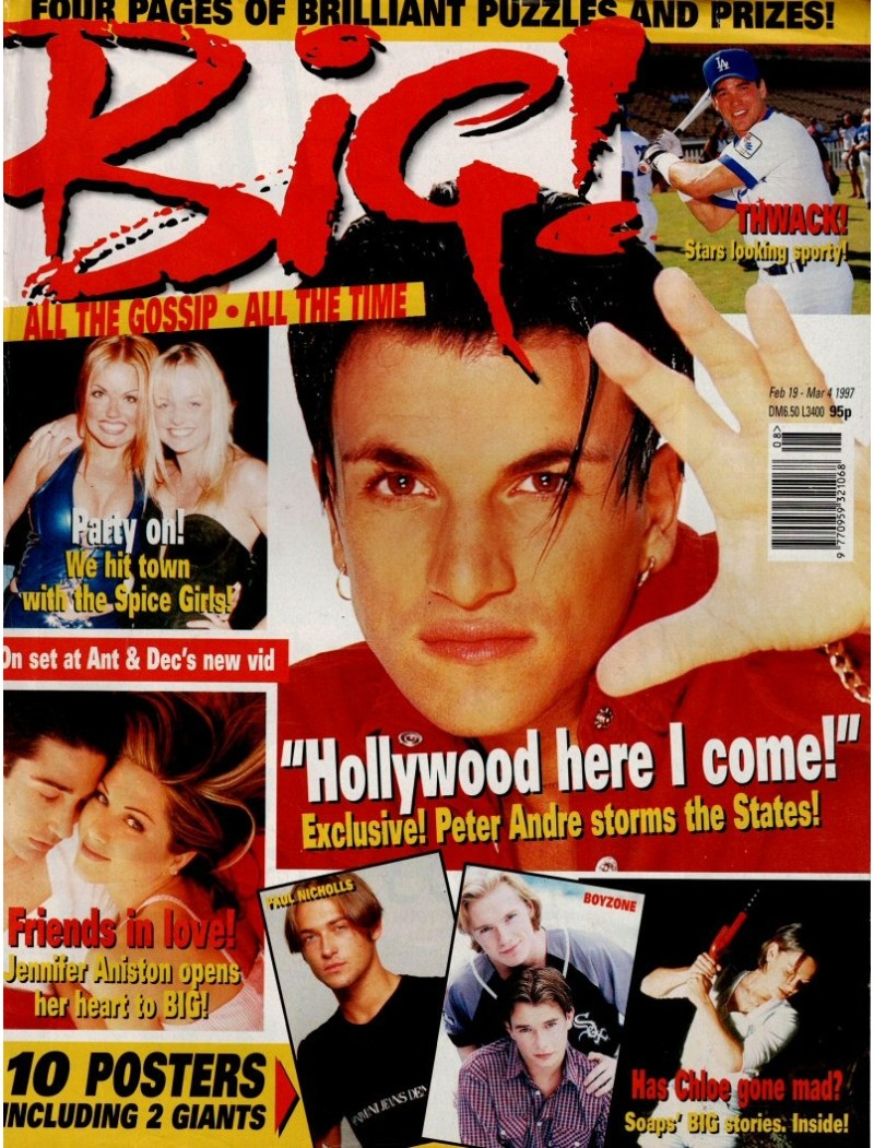 Big Magazine 19th February 1997 Peter Andre Big Magazine 19th February 1997 Peter Andre