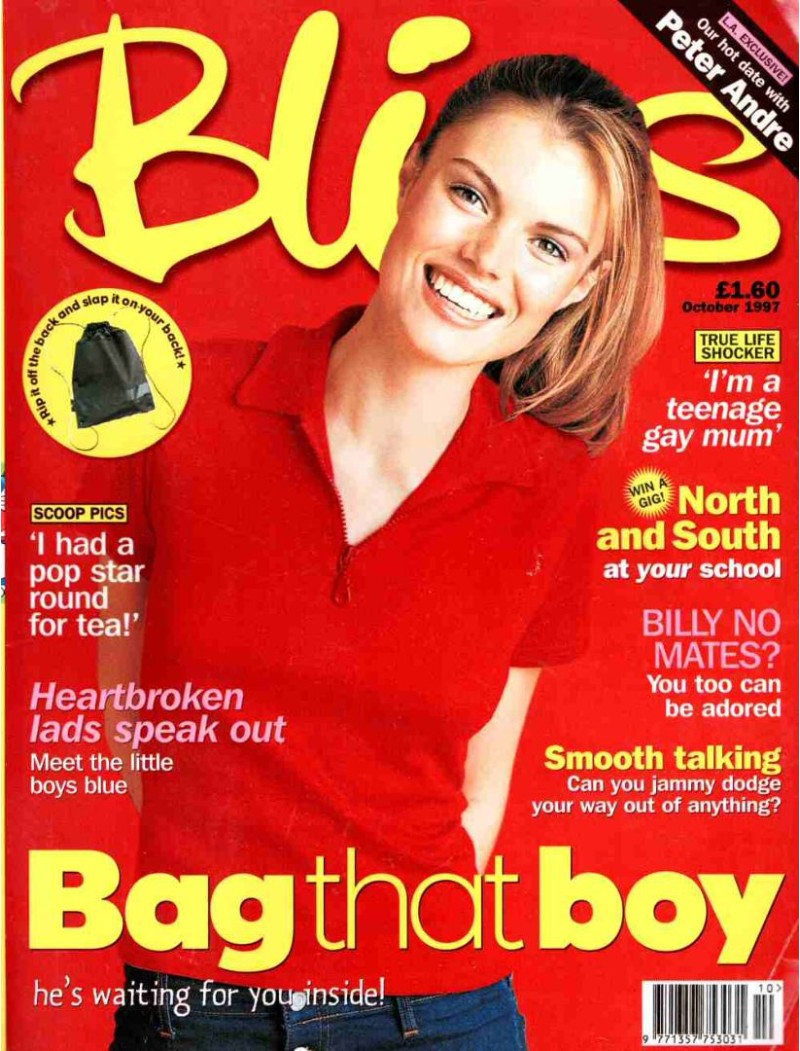 Bliss Magazine 1997 October 1997 Peter Andre Stephen Dorff Mark Owen All Saints