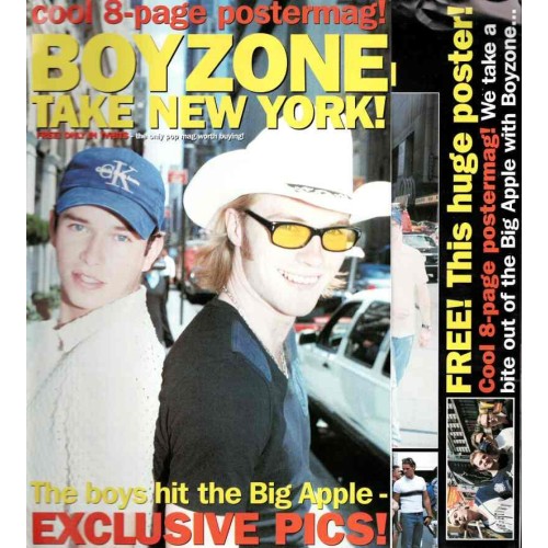 Boyzone Take New York!! 8 page poster magazine