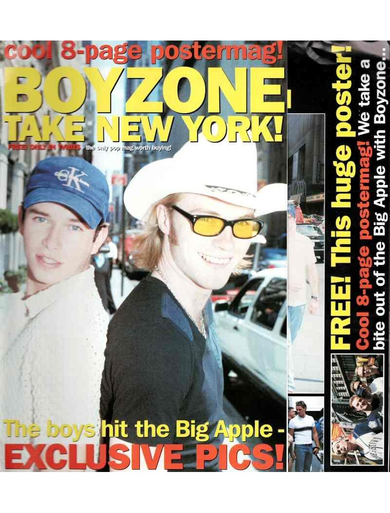 Boyzone Take New York!! 8 page poster magazine