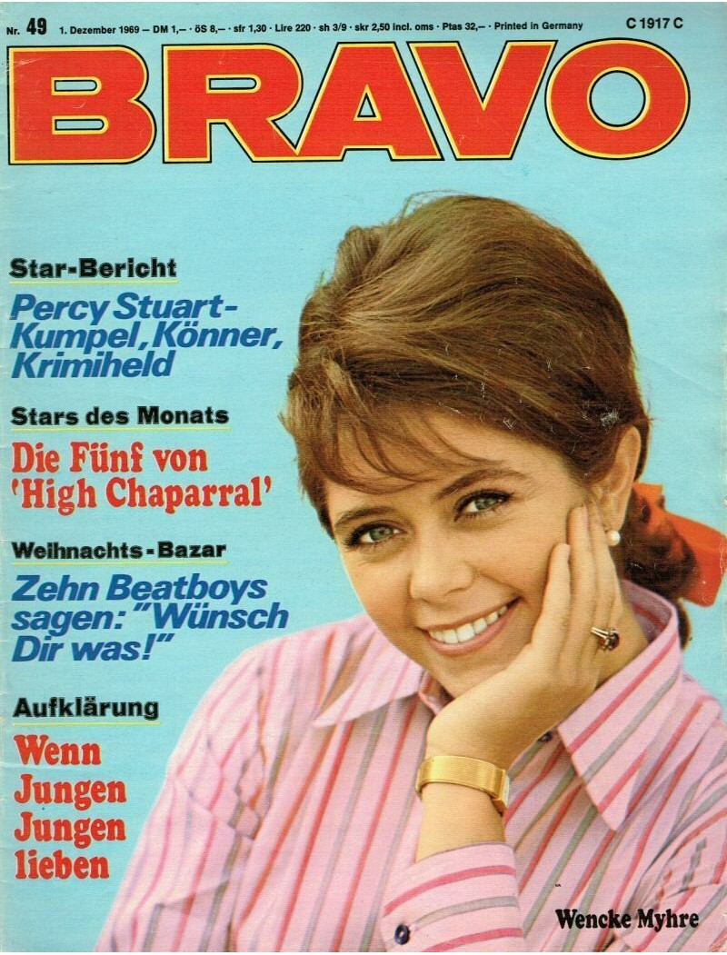 Bravo Magazine 1969 1st December 1969