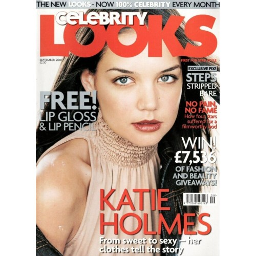 Celebrity Looks Magazine 2001 September 2001 Katie Holmes Gretchen Mol Kylie Sugababes Ada Nicodamou Heath Ledger Steps