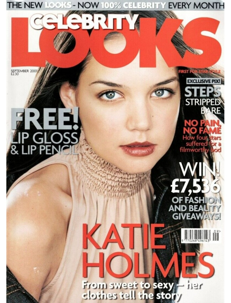 Celebrity Looks Magazine 2001 September 2001 Katie Holmes Gretchen Mol Kylie Sugababes Ada Nicodamou Heath Ledger Steps